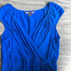 Gorgeous silk faux-wrap dress